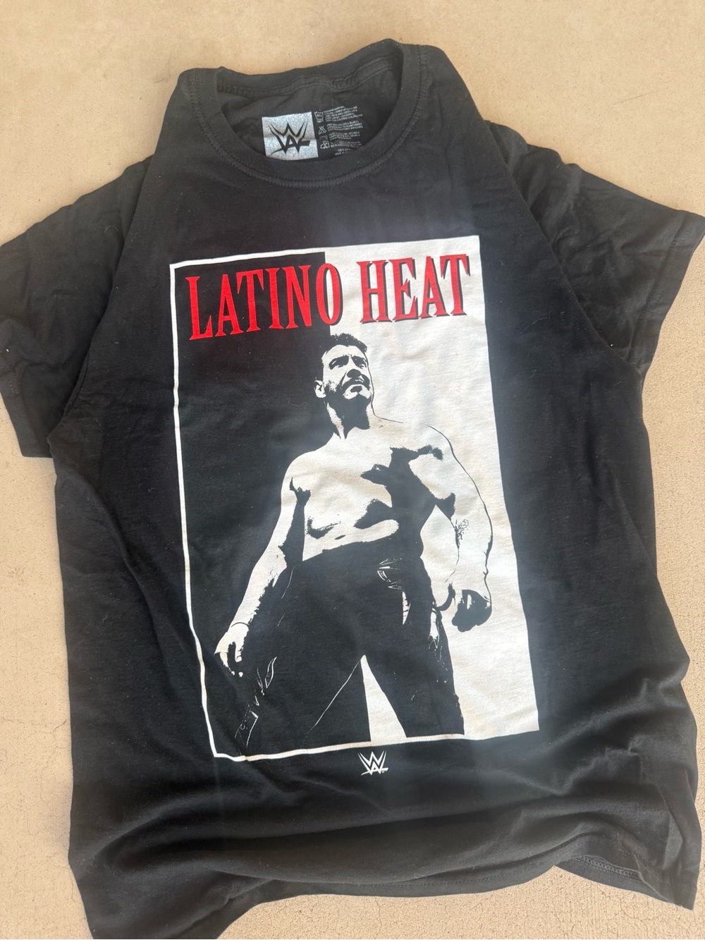 WWE Eddie Guerrero “Latino Heat” Graphic T-Shirt Size Medium Black